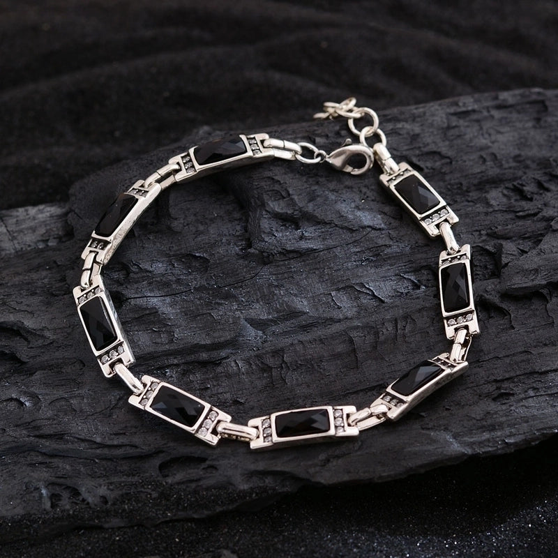 Elegant Luxurious Streetwear Crystal Copper Bracelets