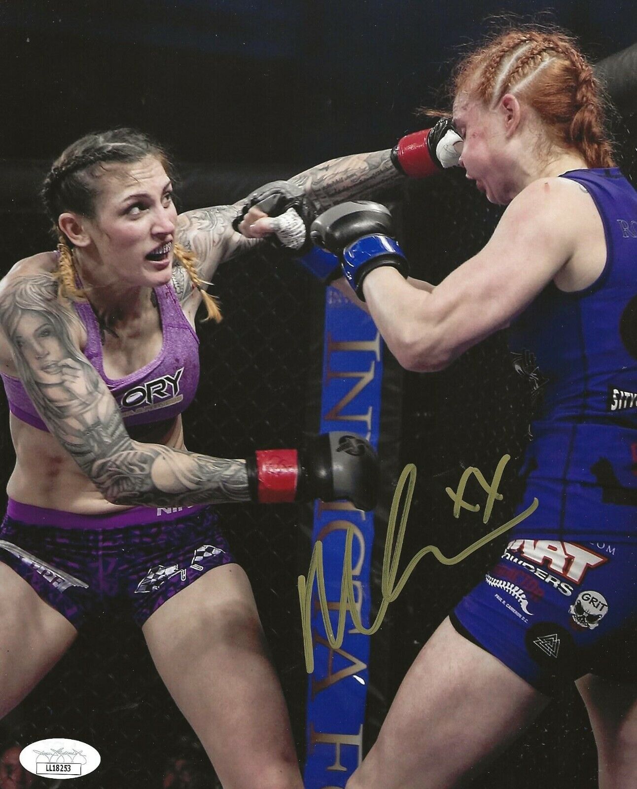 Megan Anderson signed UFC 8x10 Photo Poster painting autographed 2 JSA Certified