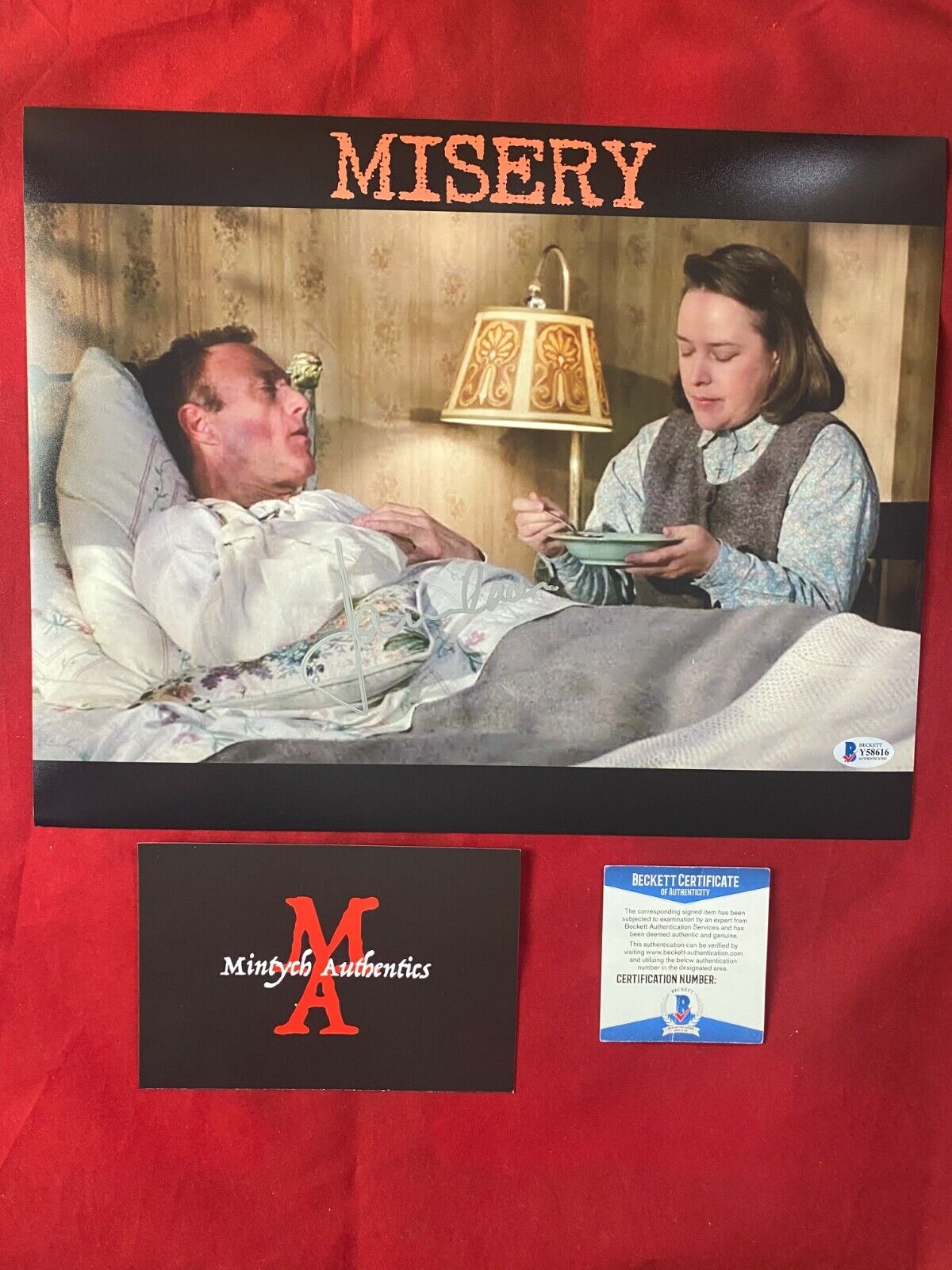 JAMES CAAN AUTOGRAPHED SIGNED 11x14 Photo Poster painting! MISERY! BECKETT COA! STEPHEN KING!