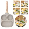 Medical Stone Omelette Pan Nonstick Frying Pan Divided Pancake Pan for Breakfast