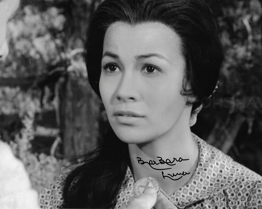 BarBara Luna Gunsmoke Original Autographed 8X10 Photo Poster painting