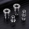 4Pcs High Pressure Washer Adapter Set Stainless Steel 1/4 Quick Plug Connector