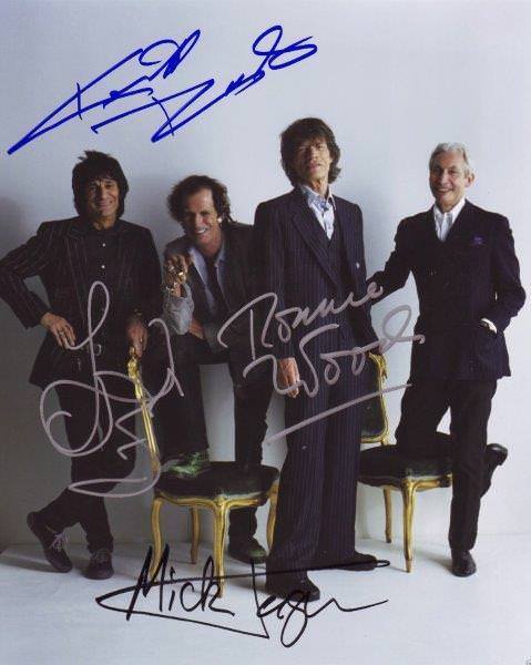 REPRINT - ROLLING STONES Mick Jagger Signed 8 x 10 Glossy Photo Poster painting Poster RP