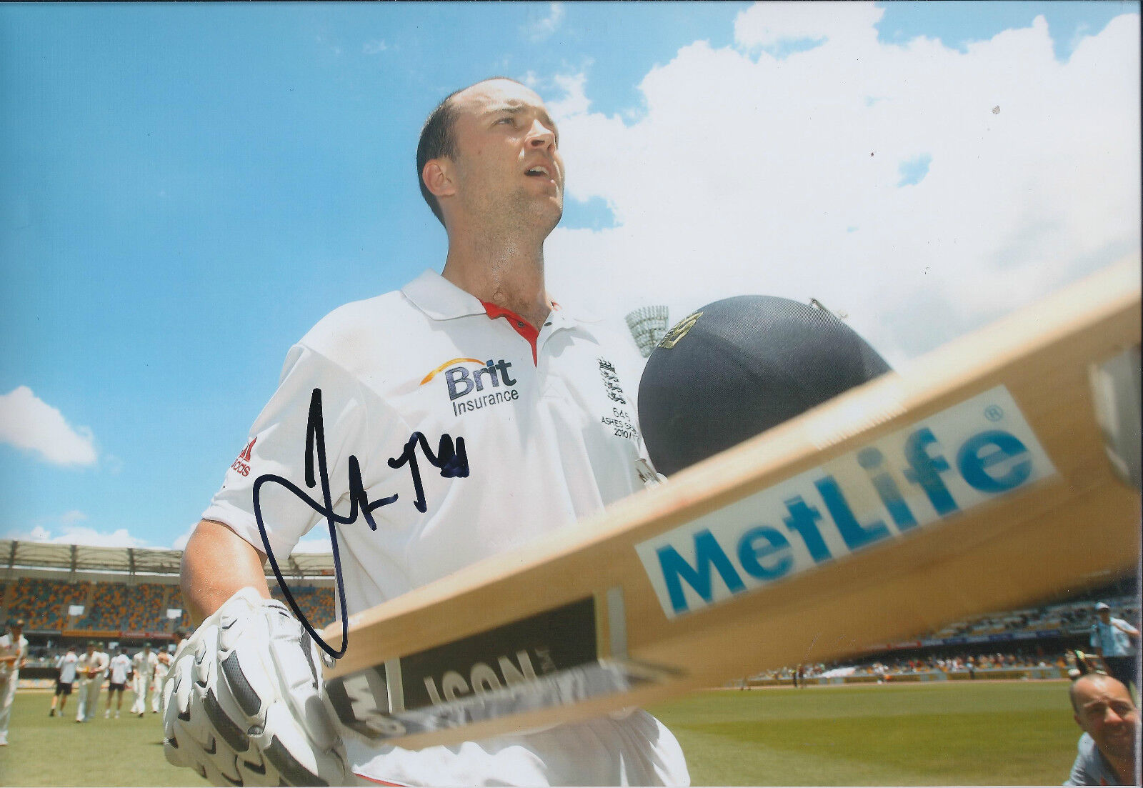 Jonathan TROTT Signed Autograph 12x8 Photo Poster painting AFTAL COA CRICKET England Spinner