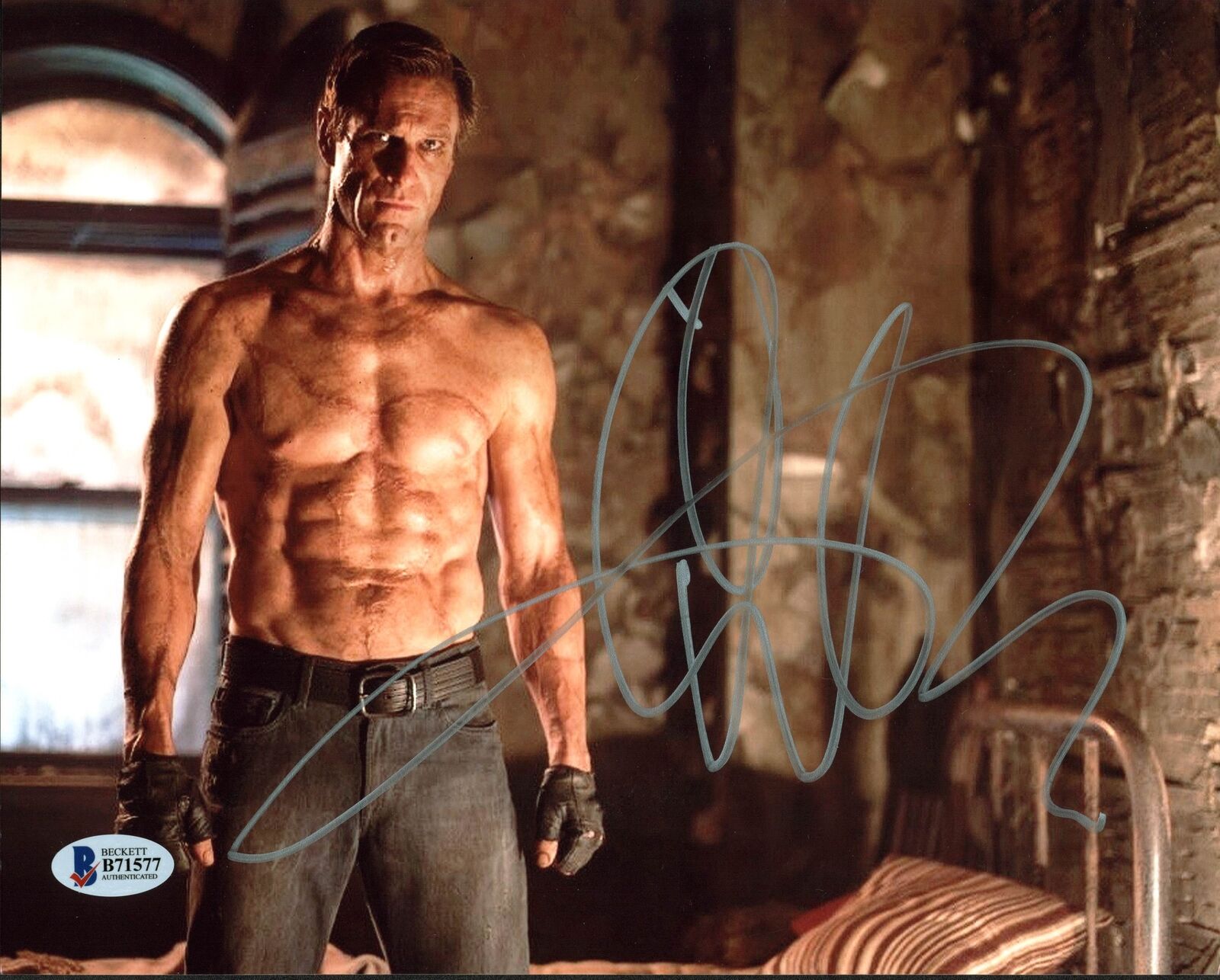 Aaron Eckhart I, Frankenstein Authentic Signed 8X10 Photo Poster painting BAS #B71577