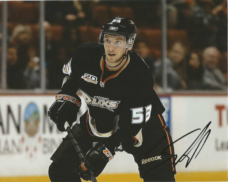 Anaheim Ducks Shea Theodore Signed Autographed 8x10 Photo Poster painting COA A