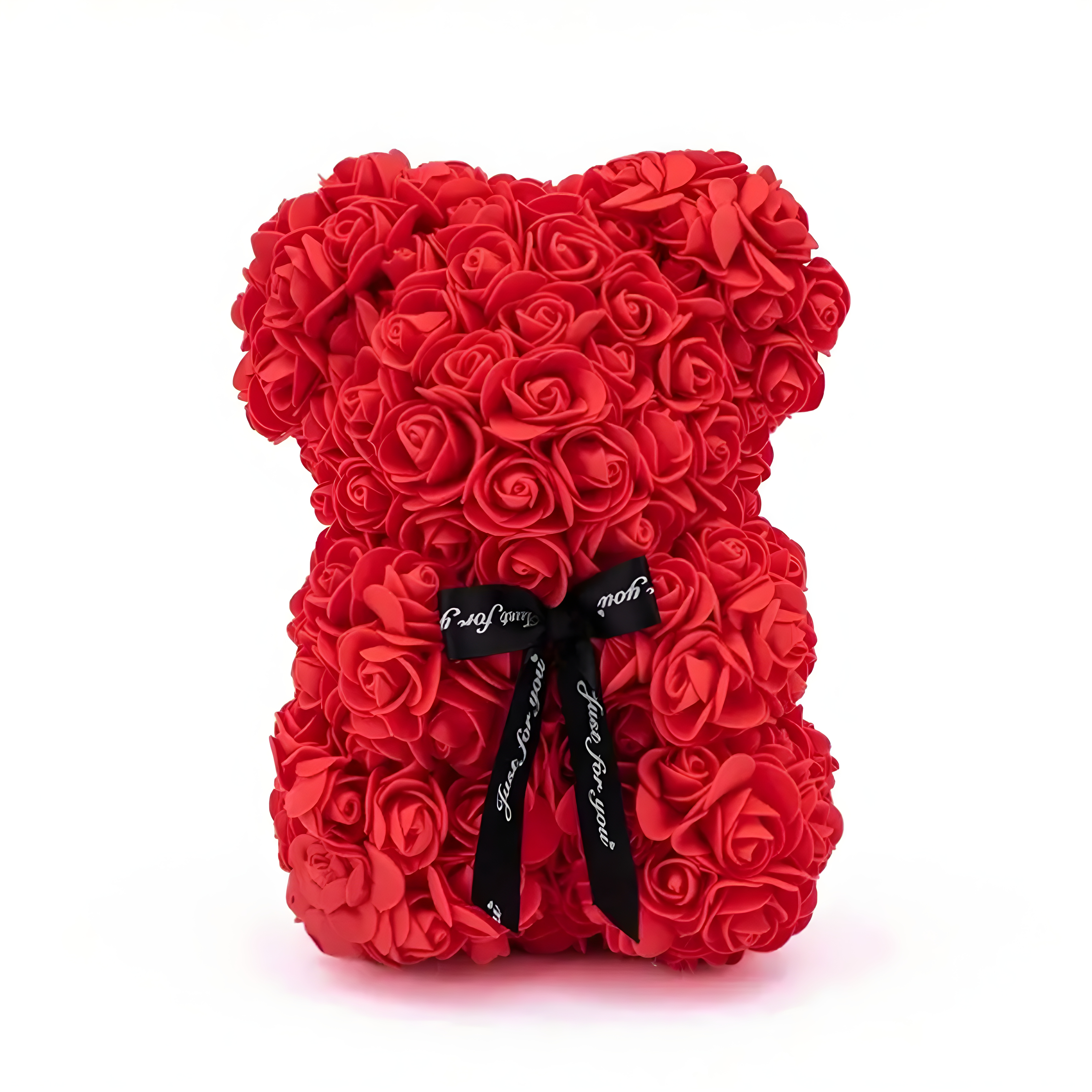 Rose Bear Ornaments Red Bear Valentine's Day Gift for Her