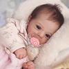 18" Realistic And Cute Reborn Baby Girl Opened Her Eyes With Bright Eyes Brown Hair Named Claire - RBBI-Myrebornbabydoll&reg; Myrebornbabydoll&reg;