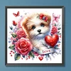 Love Dog - Full Round Drill Diamond Painting