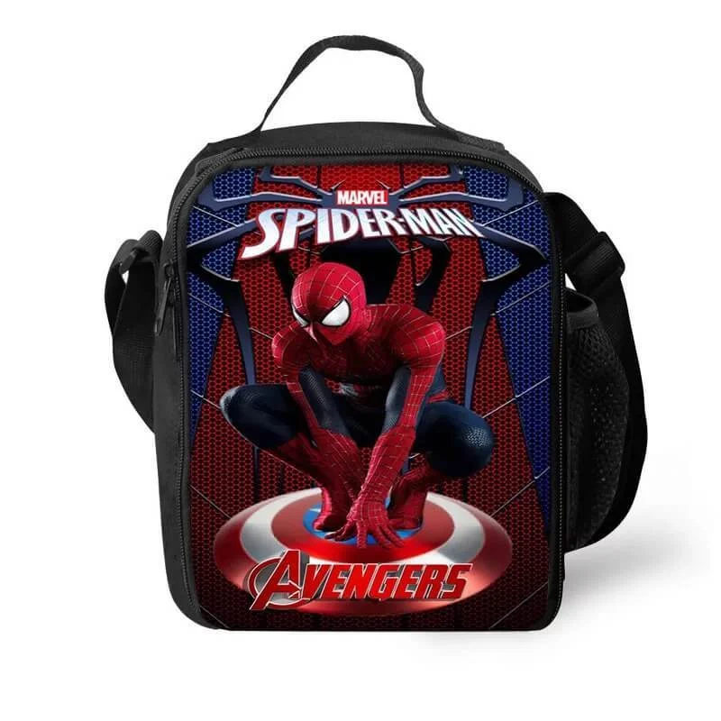 Buzzdaisy Avengers Spider Man Lunch Box Bag Lunch Tote For Kids