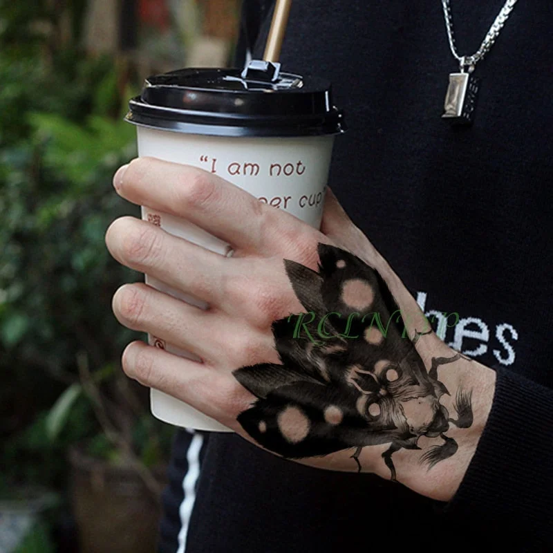 Waterproof Temporary Tattoo Sticker Skull Head Fake Tatto Flash Tatoo hand foot tatouage for Girl Men Women femme