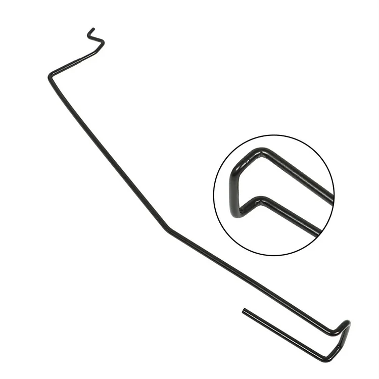 Silscvtt Hood Safety Latch Catch Rod and Retainer Clip Kit Replacement for Ram 1500 2002-2008 Ram 2500 3500 2002-2010