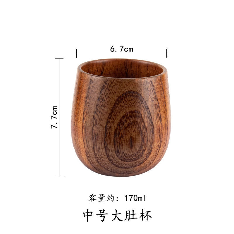 Casual Elegant Solid Color Wood Wine Glass 1 Piece