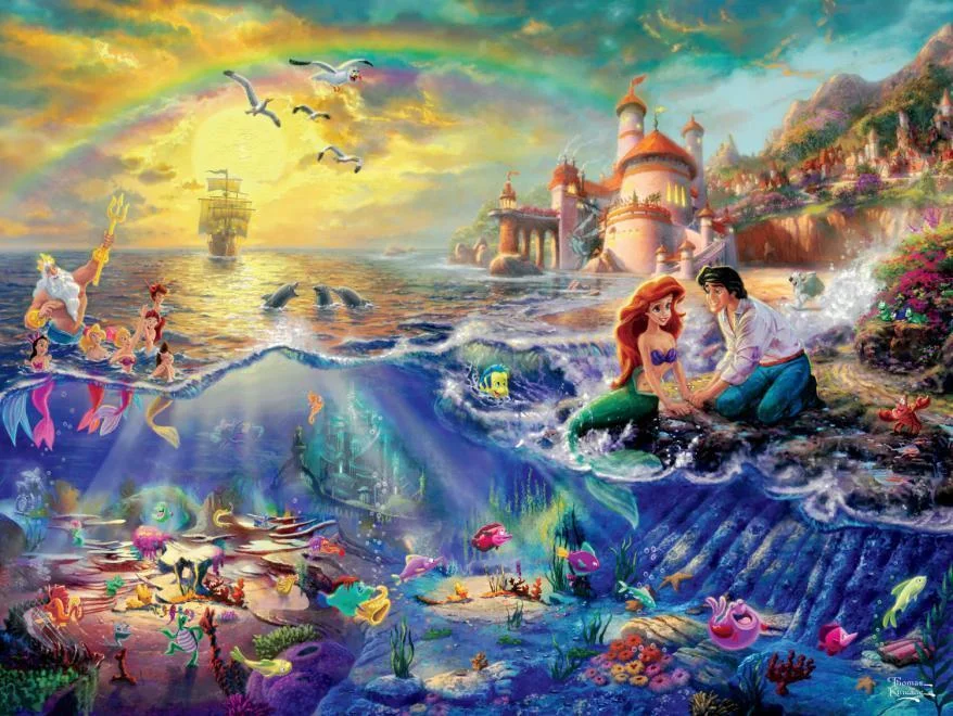 The Little Mermaid -  Paint by Numbers Kits QM3110