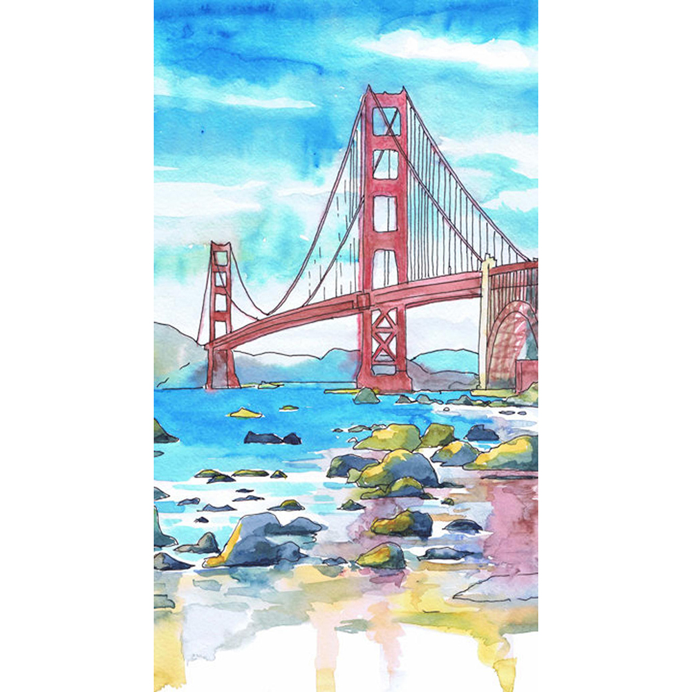 

30*50CM - Round Drill Diamond Painting - Famous Scenic Spot, 501 Original