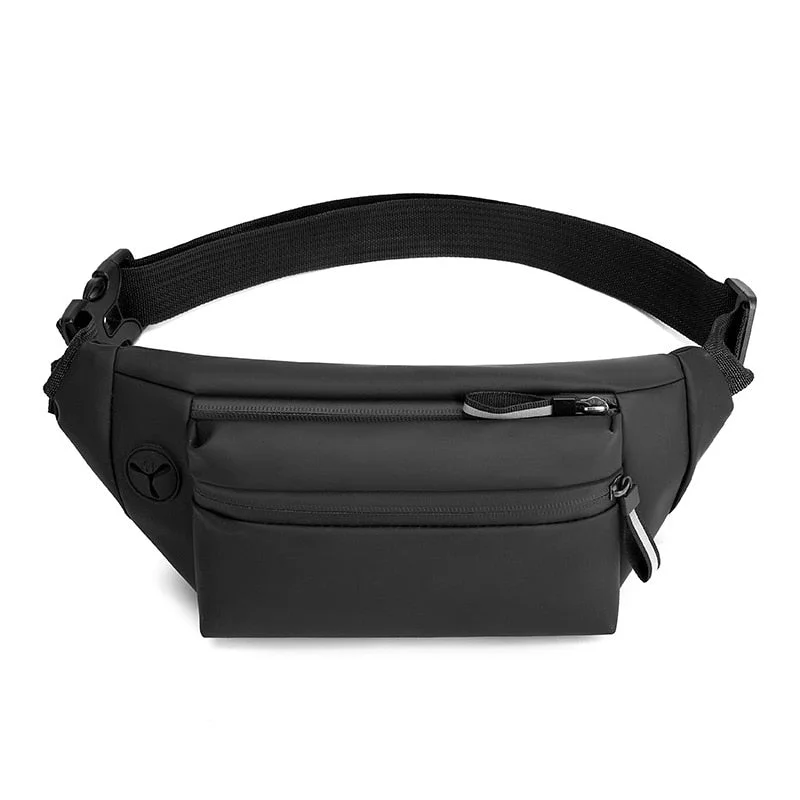 Waterproof Man Waist Bags Fanny Pack Fashion Chest Pack Outdoor Sports Crossbody Bag Casual Travel Male Belt Bag Hip Waist Packs