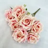 7 Stems Large 10cm Diamond Rose Artificial Flower Bunch