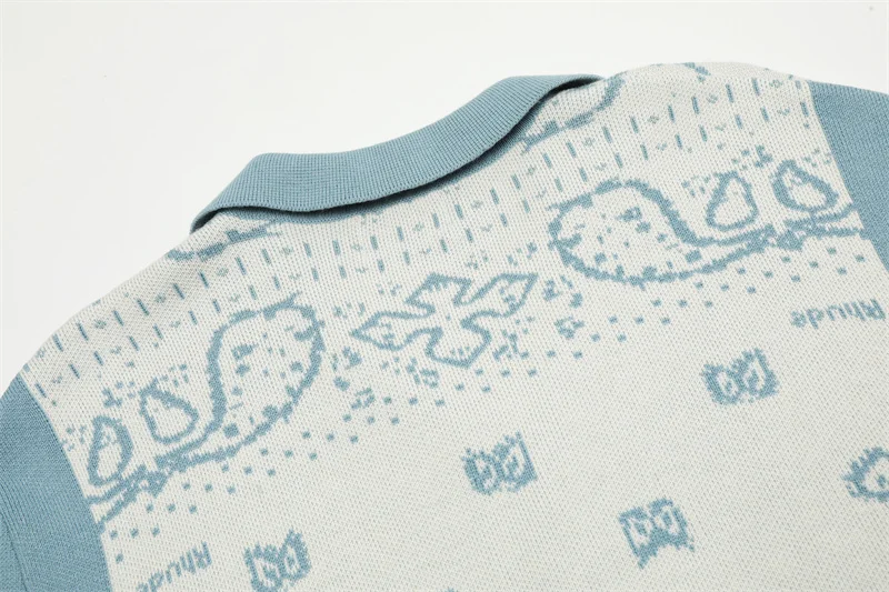 RHUDE 2023 New autumn and winter knitted sweaters