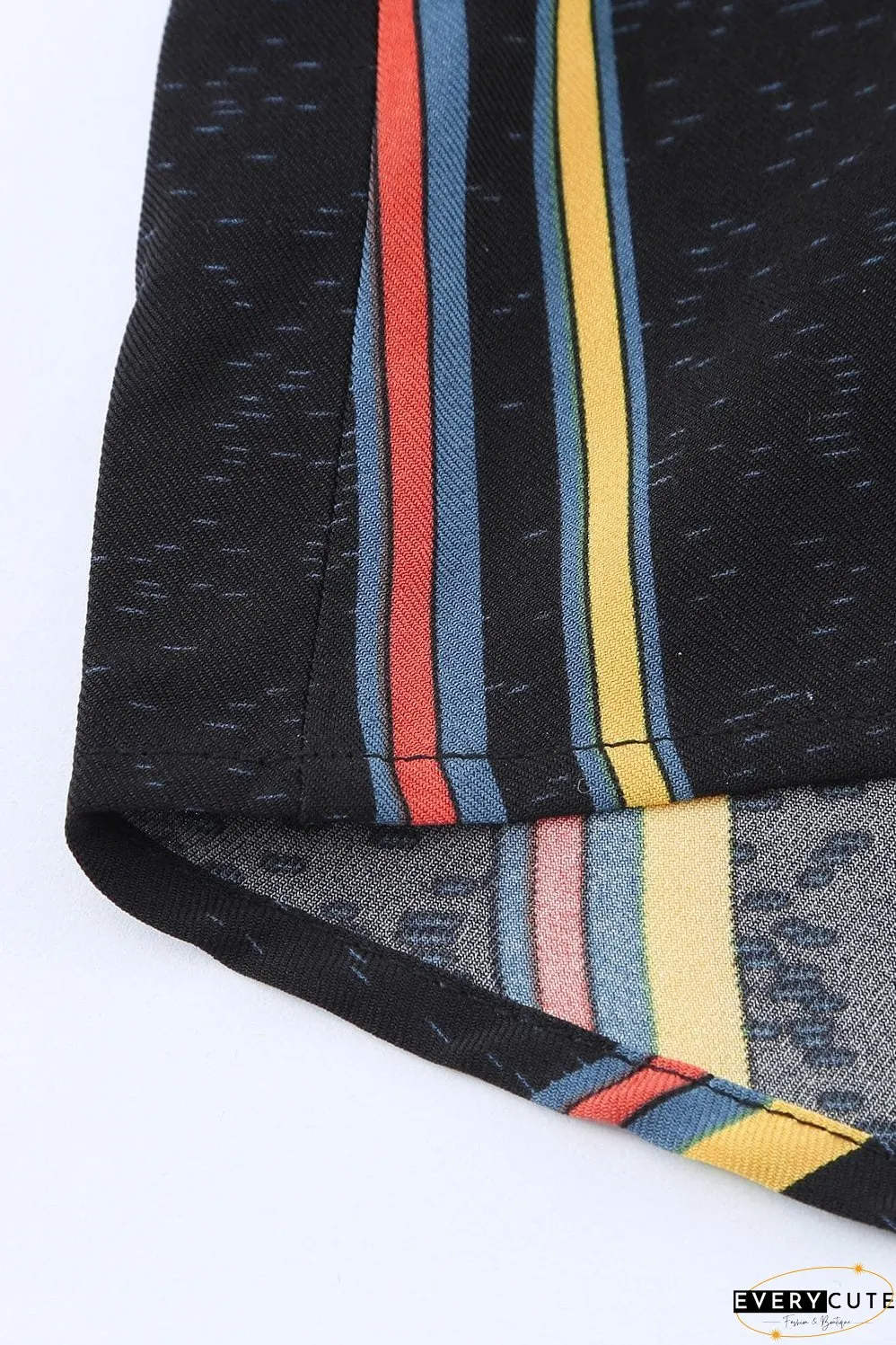 Women's Vertical Striped Button-Down Shirt