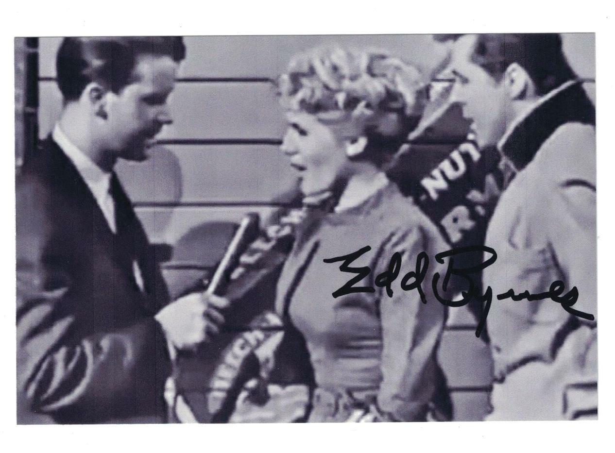 Edd Byrnes Signed Autographed 4x6 Photo Poster painting Actor Grease 77 Sunset Strip E