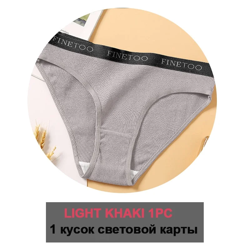 Sexy Cotton Panties for Woman Underwear Soft Letter Belt Women's Underpants Girls Lingerie Briefs Comfort Ladies Intimate M-XL