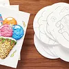 Foam Texture Painting Paper Magic Painting Paper for Art Painting (Rectangle)