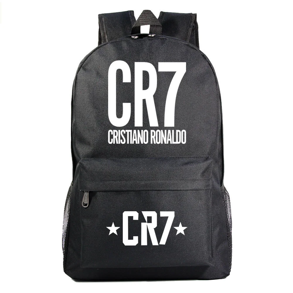 Buzzdaisy Cristiano Ronaldo Waterproof Canvas Backpack with 15-Inch Laptop Compartment