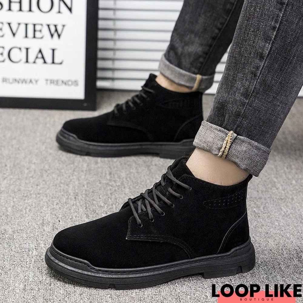 Men's Martin Boots New Fashion Shoes Breathable Casual Shoes Fashion