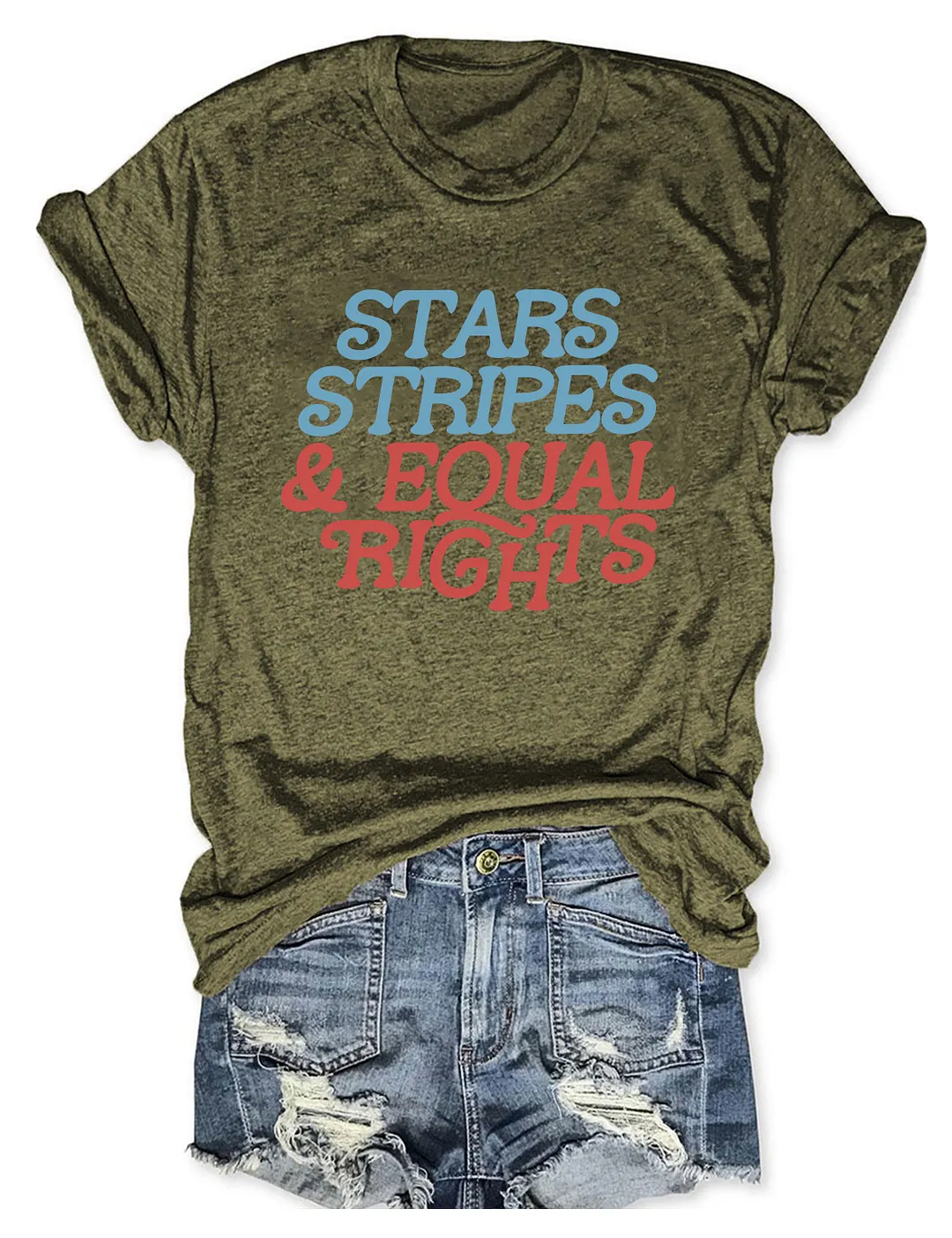Stars And Stripes Equal Rights T-shirt
