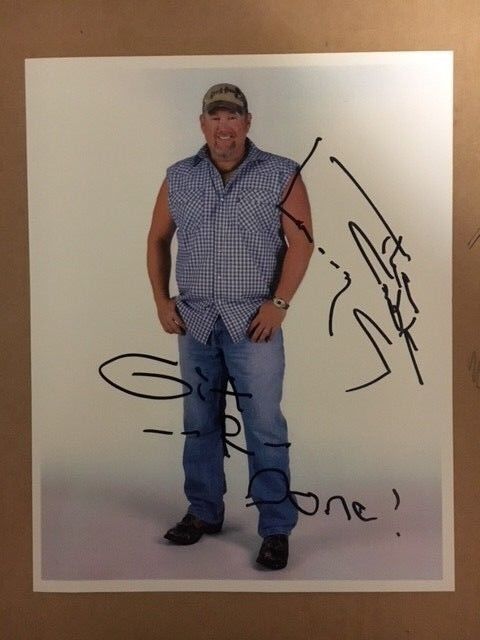 Larry The Cable Guy Original Autographed 8x10 Photo Poster paintinggraph COA