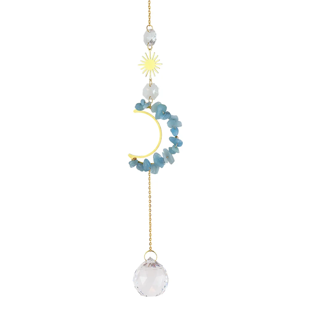 Crystal Windchime Dream Catchers Moon Flower Chandelier Balcony Home Decor