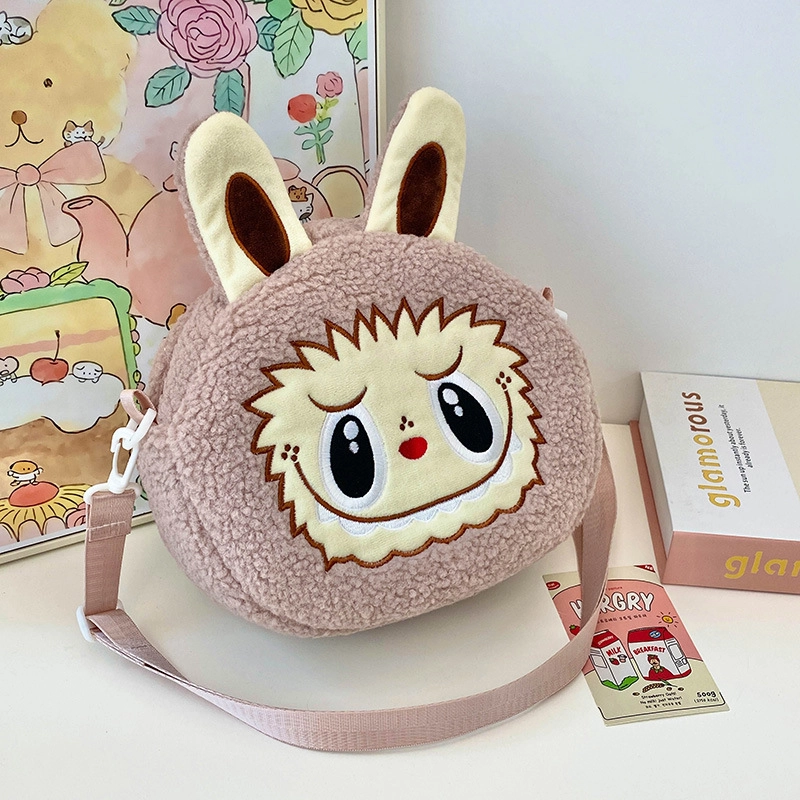 New Cartoon Bubble Mart Backpack Stuffed Bag City Paradise L Cloth Bag Diagonal Bag Children’s Bag