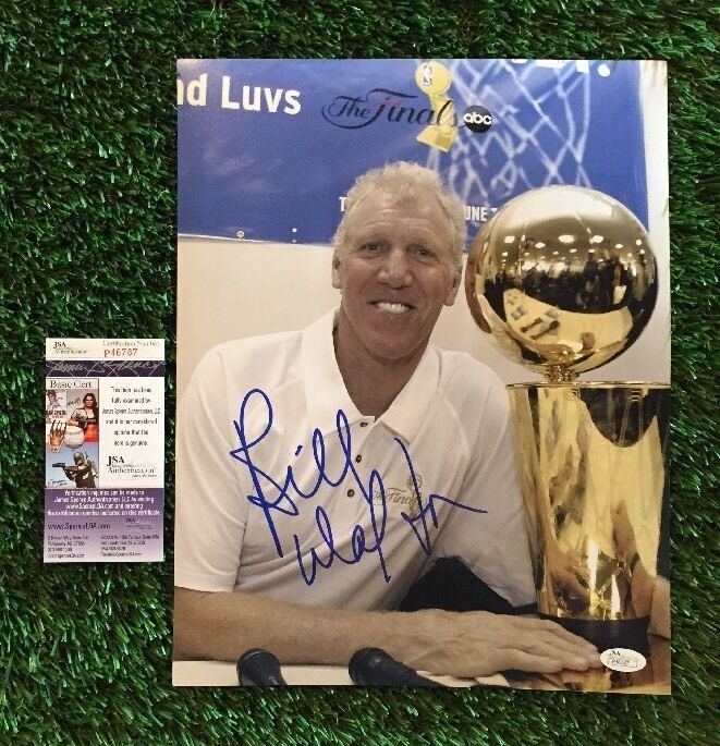 BILL WALTON Signed 11x14 Final Four Trophy Photo Poster painting UCLA BRUINS JSA/COA P46787