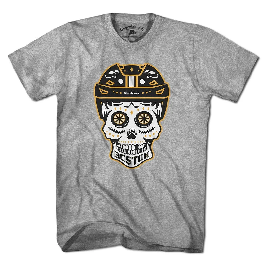 Boston Black & Gold Dead Head T-Shirt