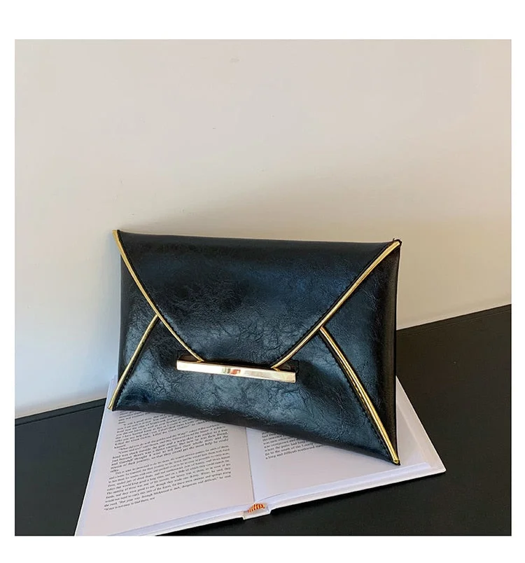 Fashion women's clutch bag pu leather women envelope evening bag 2022 new ladies Clutches bolsa feminina purse wallet bolso muje