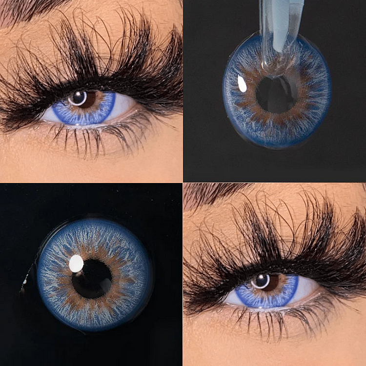 Wildness Blue Colored Contact Lenses
