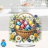 Diamond Painting Acrylic Easter Egg Flower Tabletop Ornaments Decorations for Adult Beginner Home Decor DIY Crafts Gift