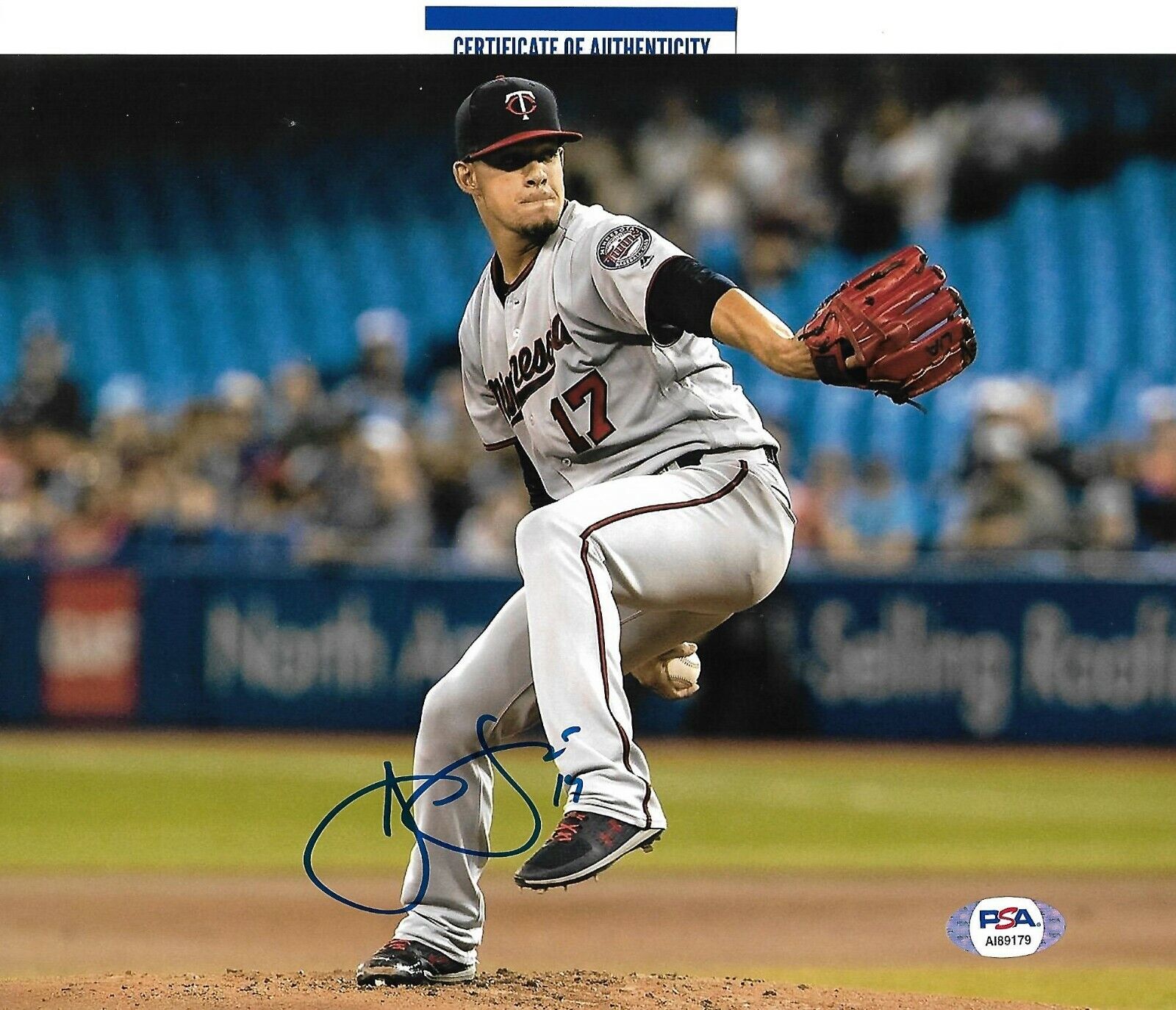 JOSE BERRIOS signed MINNESOTA TWINS 8x10 Photo Poster painting 2018 ALL STAR w/ COA PSA AI89179