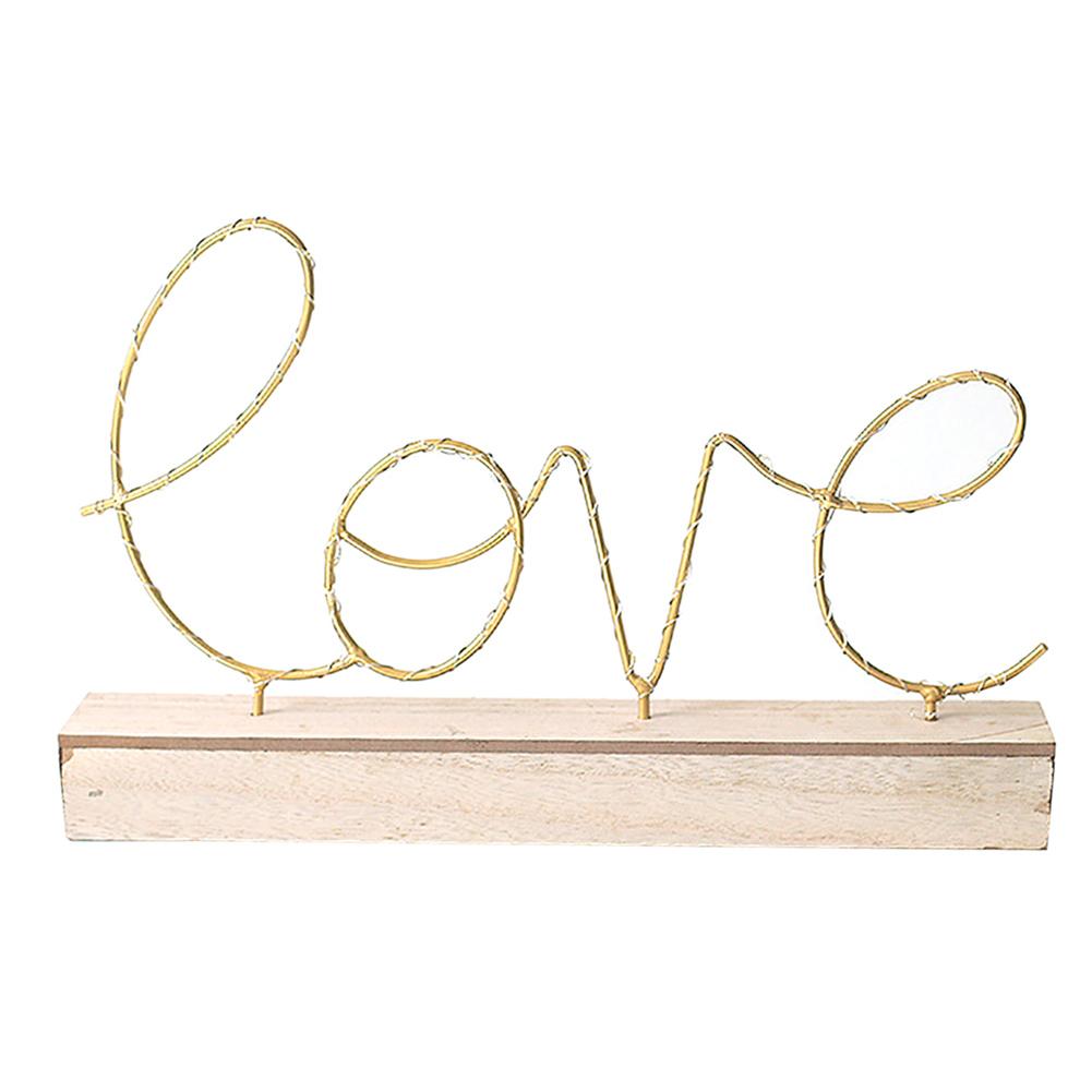 

Home Decorative Figurines Ornament HOME Letters LED Light Bedroom Decor, 501 Original