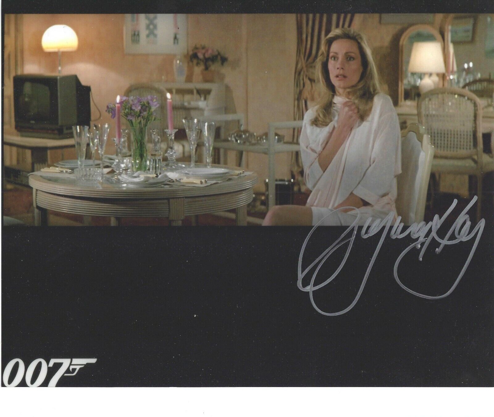 VIRGINIA HEY SIGNED 007 JAMES BOND 8x10 Photo Poster painting 2 UACC & AFTAL RD AUTOGRAPH