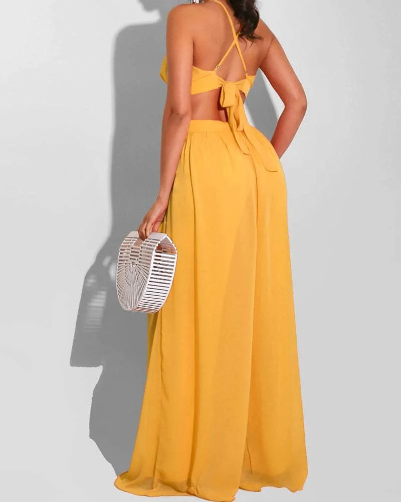 Casual Loose Chiffon Women's Jumpsuit