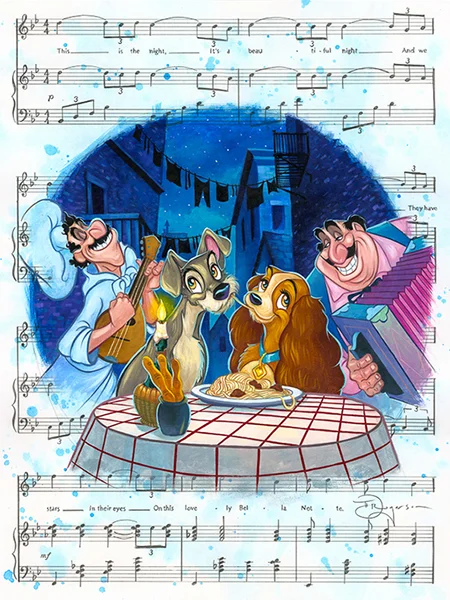 Disney Princess Piano Score 40*50CM(Canvas) Full Round Drill Diamond Painting gbfke