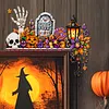 2pcs DIY Diamond Painting Halloween Door Corner Frame Wood Decor 2pcs(Halloween)
