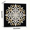 Mandala DIY Pearl Art Diamond Painting Kit for Adult Home Decor 25x25cm With Frame