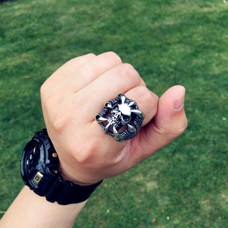 Ethnic Style Skull Titanium Steel Halloween