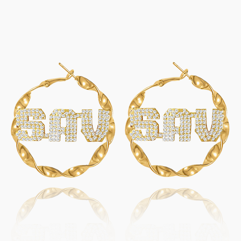 Fine Thread Diamonds Earrings