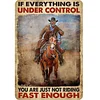 (Multi Style)West Cowboy - Vintage Metal Signs - 20*30cm/30*40cm - Western