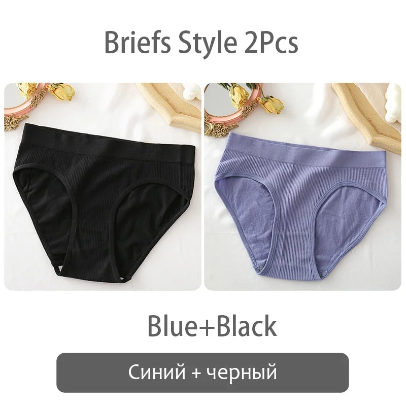 FINETOO Seamless Briefs Women Sexy Panties S-XL Female Underpants Fashion Ladies Panties Solid Color Girls Panty Lingerie 2020