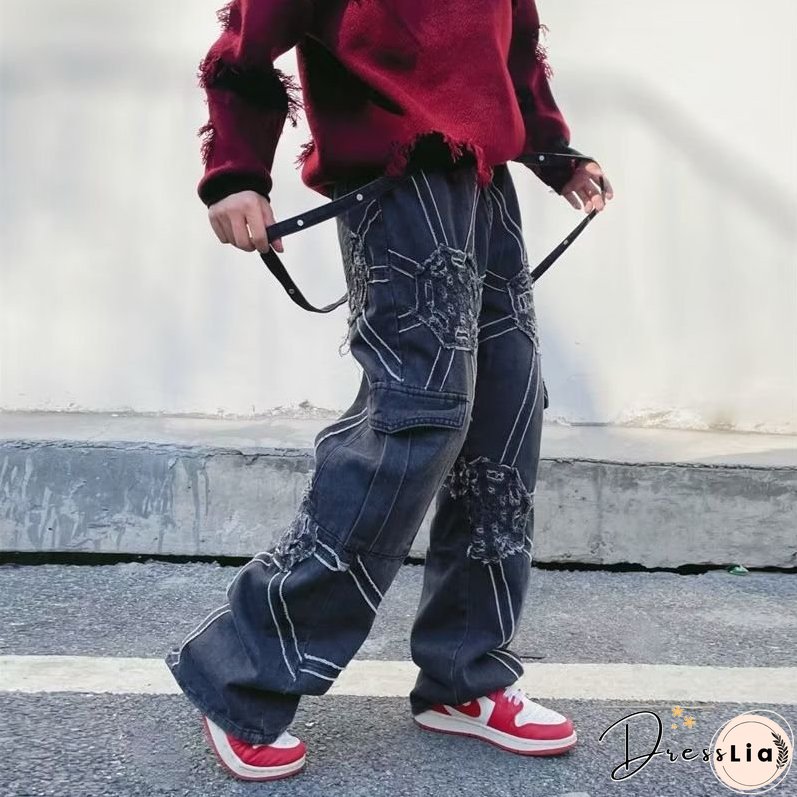 Heavy Weight Spiderweb Jeans