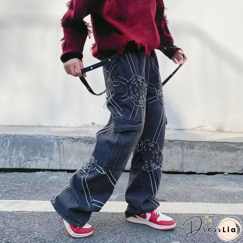 Heavy Weight Spiderweb Jeans